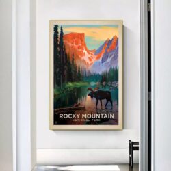 cartel de montana vintage