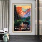 cartel de montana vintage