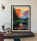 cartel de montana vintage