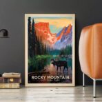 cartel de montana vintage