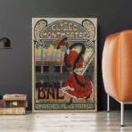cartel montmartre vintage