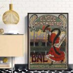 cartel montmartre vintage