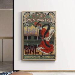 cartel montmartre vintage