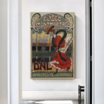 cartel montmartre vintage