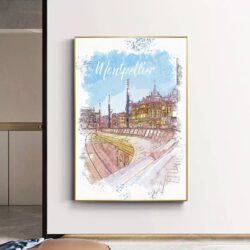 cartel montpellier vintage