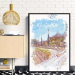 cartel montpellier vintage