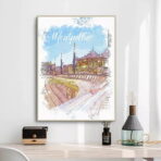 cartel montpellier vintage