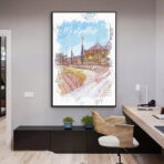 cartel montpellier vintage