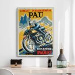 cartel de moto vintage 1