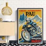 cartel de moto vintage 1