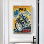 cartel de moto vintage 1