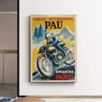 cartel de moto vintage 1