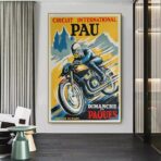 cartel de moto vintage 1