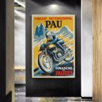 cartel de moto vintage 1