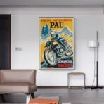 cartel de moto vintage 1