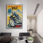 cartel de moto vintage 1