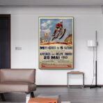 cartel de motocross vintage