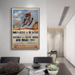 cartel de motocross vintage