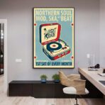 cartel de musica vintage 1