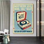 cartel de musica vintage 1