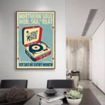 cartel de musica vintage 1