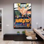 cartel vintage naruto