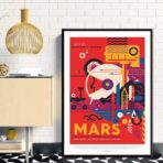 cartel vintage nasa 1