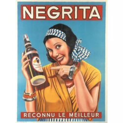 cartel negrita ron