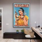 cartel negrita ron