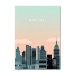 cartel vintage de nueva york