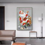 cartel de navidad vintage