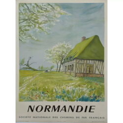cartel normandia vintage