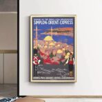 cartel vintage orient express