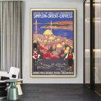 cartel vintage orient express