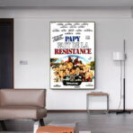 cartel abuelo hecho de la resistencia