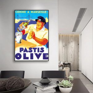 cartel pastis oliva marsella