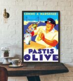 cartel pastis oliva marsella
