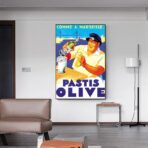 cartel pastis oliva marsella