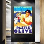 cartel pastis oliva marsella