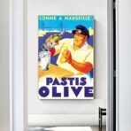 cartel pastis oliva marsella