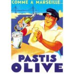 cartel pastis oliva marsella