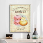 cartel pasteleria vintage