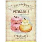 cartel pasteleria vintage