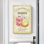 cartel pasteleria vintage