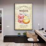 cartel pasteleria vintage