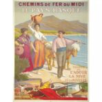 cartel vintage del pais vasco