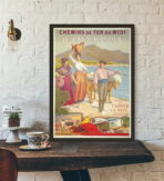 cartel vintage del pais vasco