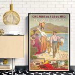 cartel vintage del pais vasco