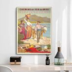 cartel vintage del pais vasco