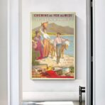 cartel vintage del pais vasco